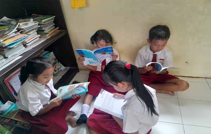 Aktivitas anak sekolah (Foto: Marini)