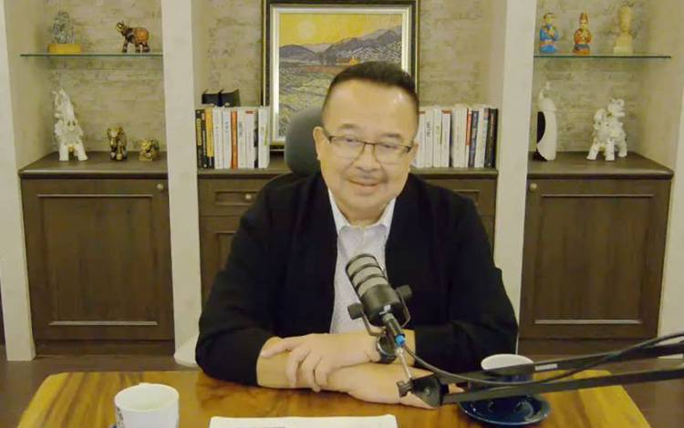 Tangkapan layar pakar manajemen dari Universitas Indonesia Prof Rhenald Kasali dalam konferensi tahunan pendidikan HighScope Indonesia di Jakarta, Jumat (6/10/2023). (ANTARA/HO-Dok HighScope Indonesia)