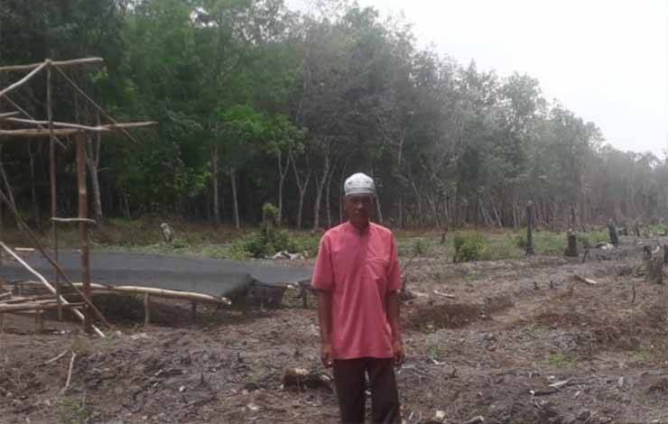 Salah satu petani di Kecamatan Kapuas Timur yang menyambut baik pencanangan kampung hortikuktura. (FOTO: IST)