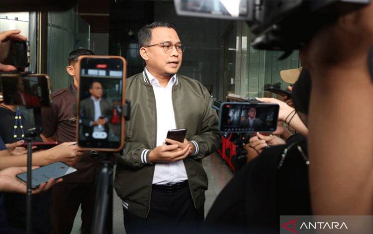 Kepala Bagian Pemberitaan KPK Ali Fikri. ANTARA/Fianda Sjofjan Rassat