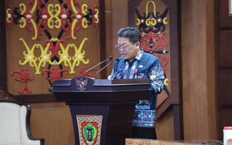 Kepala Biro Pengadaan Barang dan Jasa Setda Provinsi Kalteng, Suharno. (FOTO: DUAN)