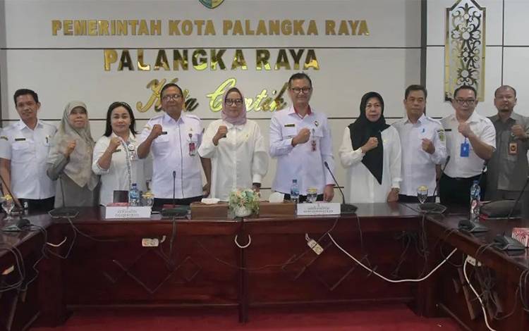 Kunjungan Asisten Deputi Koordinasi Tata Kelola Pemerintahan, Kemenpolhukam, Syaiful Garyadi ke Palangka Raya. (FOTO: PROKOM)?