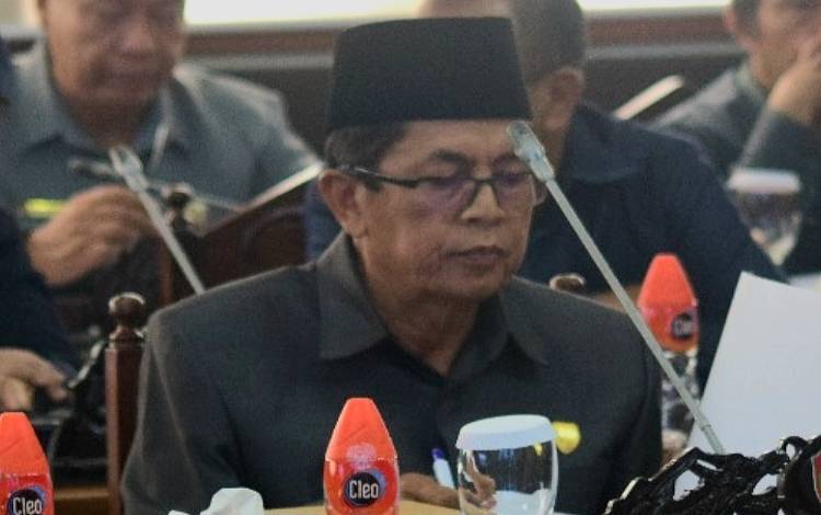Anggota DPRD Kalteng, Muhajirin. (FOTO: DONNY D)