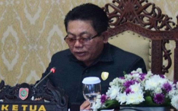 Ketua DPRD Kalteng, Wiyatno. (FOTO: DONNY D)