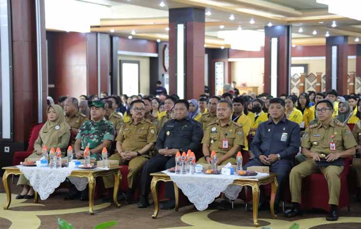 Peserta saat mengikuti kegiatan Penyuluhan dan Bimbingan Penyiapan Tenaga Kerja Siap Pakai bagi Mahasiswa Tahun 2023. (Foto: Ferry)