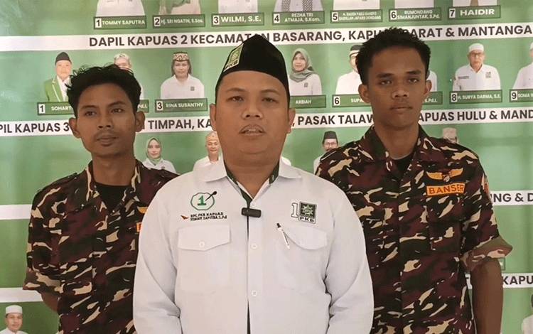 Ketua DPC PKB Kapuas, Tommy Saputra. (FOTO: IST)