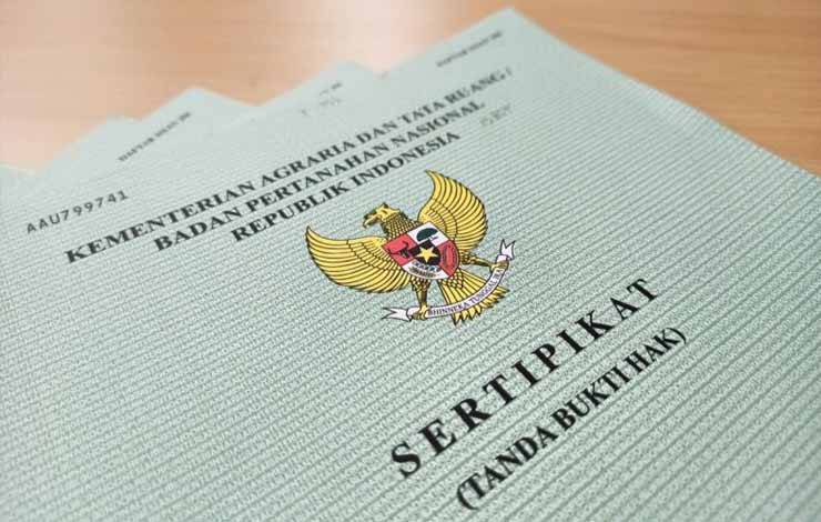 Ilustrasi - Sertifikat tanah. (ANTARA/HO-PLN)