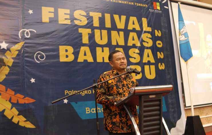Kepala Balai Bahasa Provinsi Kalimantan Tengah, Muhammad Muis.(FOTO: TESTI PRISCILLA)