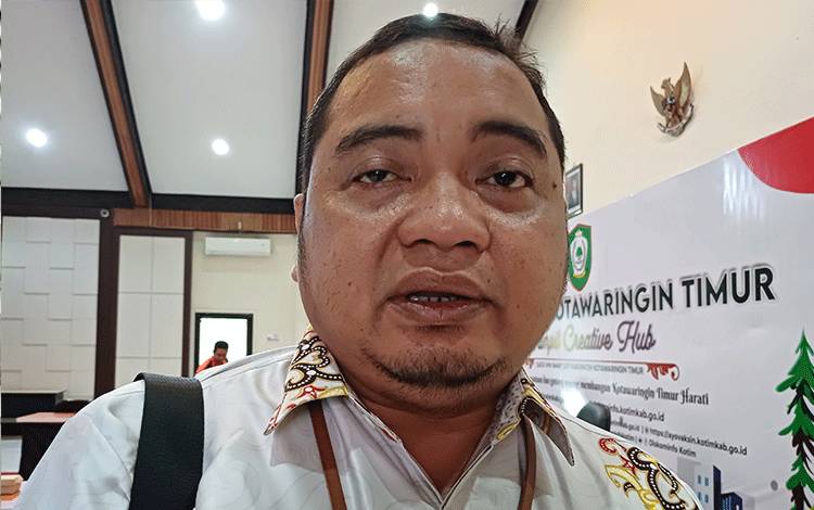 Kepala Badan Pusat Statistik Kabupaten Kotawaringin Timur Eddy Surahman. (FOTO: DEWIP)