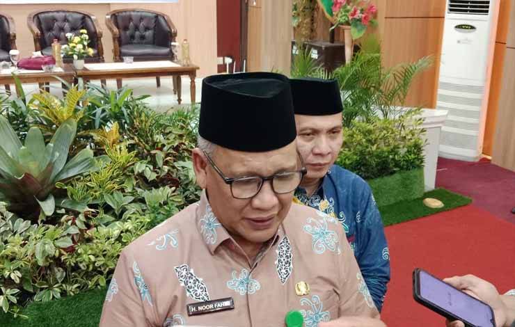 Kepala Kanwil Kementerian Agama Provinsi Kalteng Noor Fahmi. (FOTO: FITRIA)