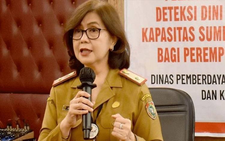 Kadis P3APPKB Provinsi Kalteng Linae Victoria Aden. (Foto:Istimewa)