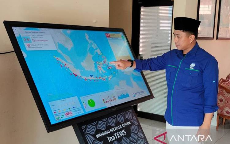 Kepala Stasiun Geofisika Gorontalo Andri Wijaya Bidang. ANTARA/HO-Stasiun Geofisika Gorontalo