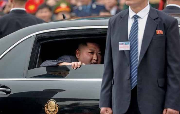 Presiden Korea Utara Kim Jong-un tiba di Vladivostok, Rusia. (Anadolu Agency)