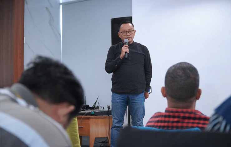 Kepala Otoritas Jasa Keuangan atau OJK Provinsi Kalimantan Tengah, Otto Fitriandy.(FOTO: TESTI PRISCILLA)