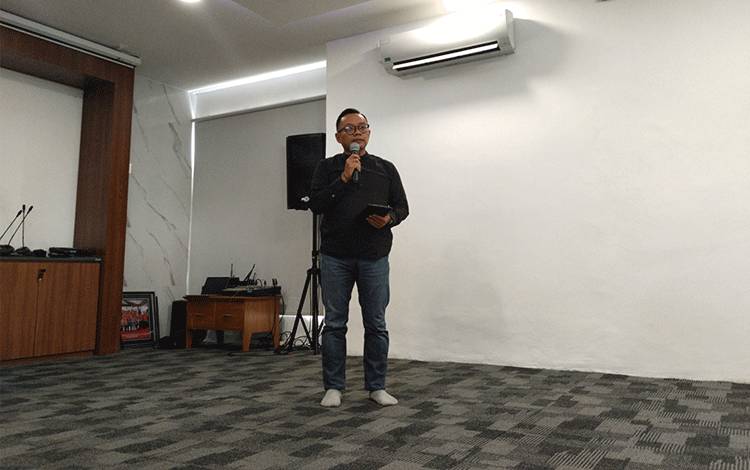 Kepala Otoritas Jasa Keuangan atau OJK Provinsi Kalimantan Tengah, Otto Fitriandy.(FOTO: TESTI PRISCILLA)