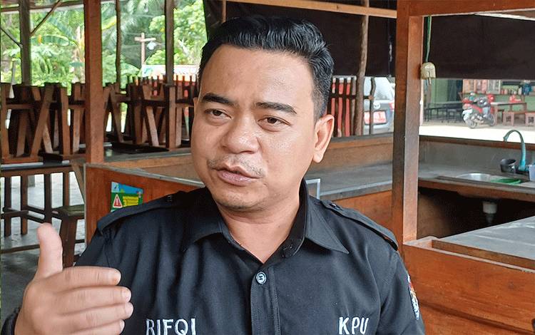 Ketua KPU Kotawaringin Timur Muhammad Rifqi. (FOTO: DEWIP)