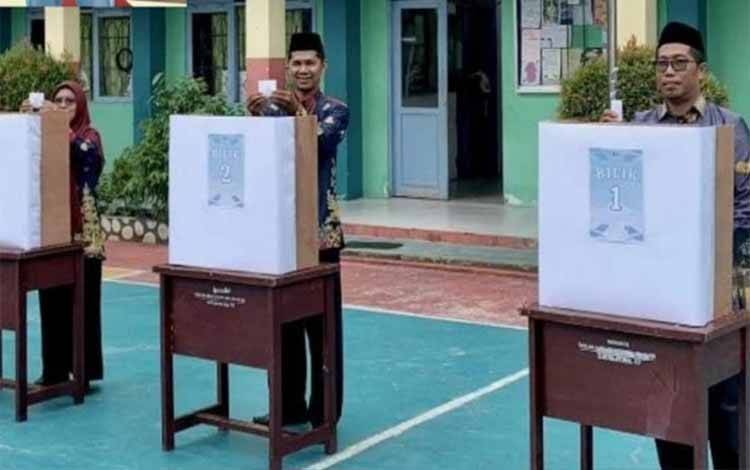 Kegiatan pemilihan Ketua OSIM MAN Kapuas. (FOTO: IST)