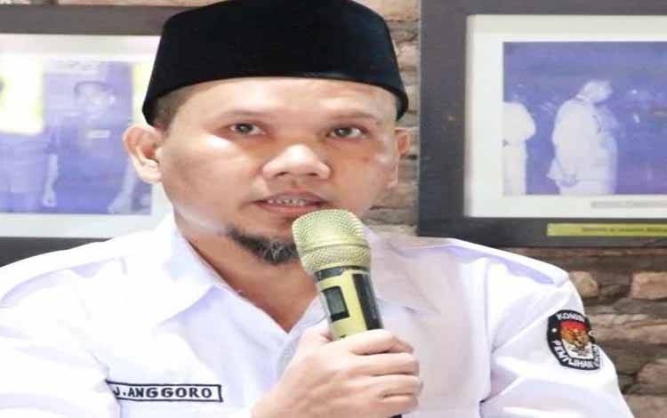 Ketua KPU Kota Palangka Raya Joko Anggoro (Foto:Humas KPU Palangka Raya)