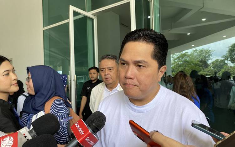 Menteri BUMN Erick Thohir. ANTARA/Shofi Ayudiana