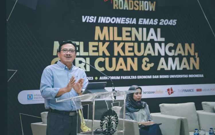Kepala Departemen Literasi, Inklusi Keuangan, dan Komunikasi Otoritas Jasa Keuangan (OJK) Aman Santosa. ANTARA/HO-OJK