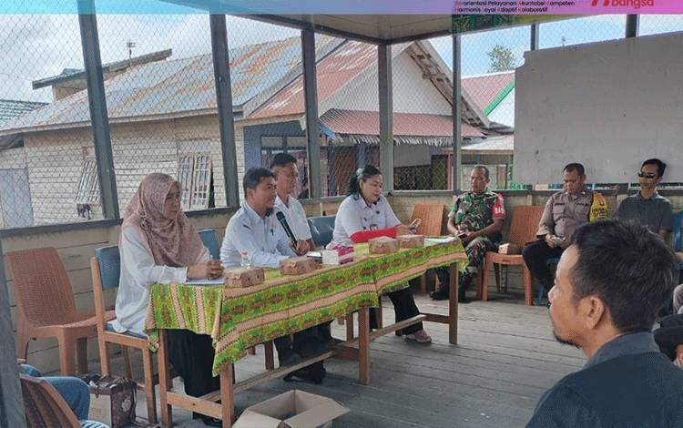 Sosialiasi program kampung pemberdayaan sosial di Palangka Raya. (FOTO: HUMAS)