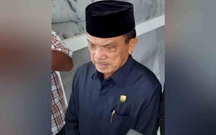Wakil Ketua I DPRD Kalteng, Abdul Razak. (FOTO: DONNY D)