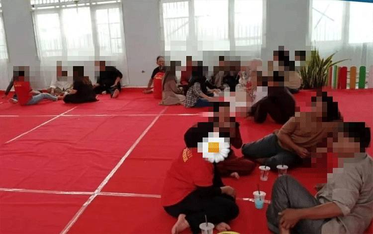 Suasana layanan kunjungan tatap muka di Lapas Perempuan Kelas IIA Palangka Raya (Foto : IST)
