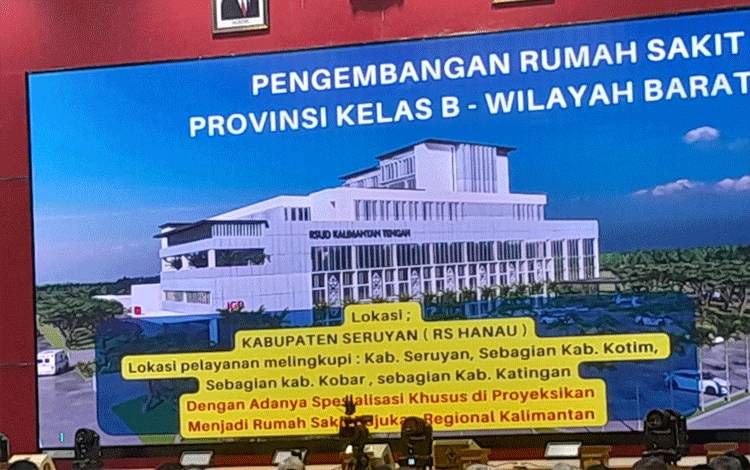 Pengembangan RS kelas B rujukan wilayah Barat Provinsi Kalteng (Foto:MARINI)