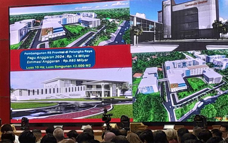 Rincingan pembangunan RS Provinsi Palangka Raya (Foto:MARINI)