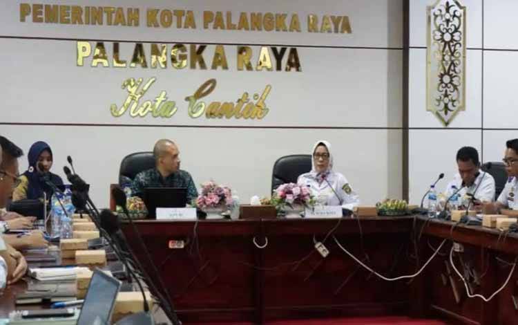 Rapat Koordinasi Pemko Palangka Raya dan KPK RI. (FOTO: HUMAS)