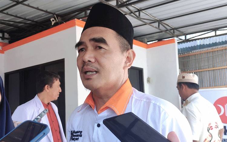 Ketua Dewan Pimpinan Wilayah (DPW) Partai Keadilan Sejahtera (PKS) Kalteng Sirajul Rahman. (FOTO: HERMAWAN)