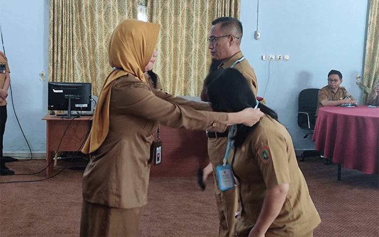 Pelatihan Pengadaan Barang/Jasa Pemerintah Level-1 Tahun 2024 di Aula BPSDM Kalteng, Senin, 13 April 2024. (FOTO: HERMAWAN)