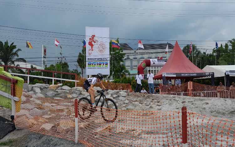 Penyelenggaraan UCI MTB di Palangka Raya pada 2023. (Foto:MARINI)