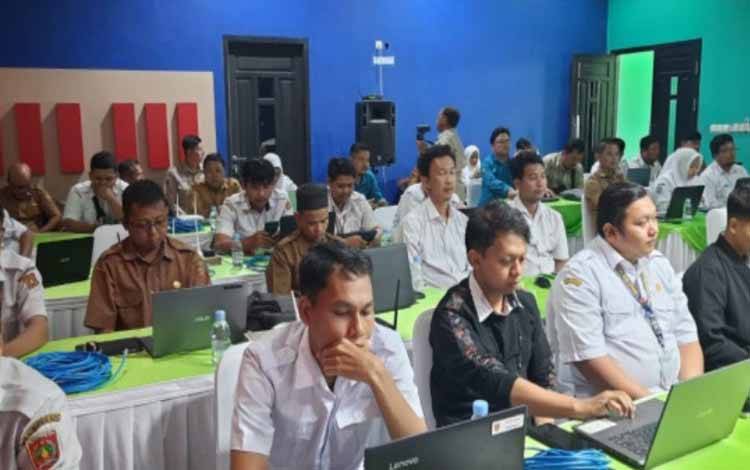 Peserta Workshop Jaringan Fundamental Bagi PIC Kotawaringin Barat. (Foto : ISTIMEWA)