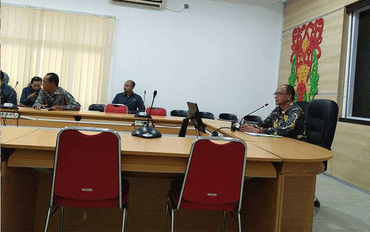 Kepala Badan Pusat Statistik atau BPS Provinsi Kalteng, Eko Marsoro. (FOTO: TESTI PRISCILLA)