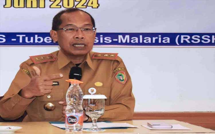 Kepala Dinkes Kalteng, Suyuti Syamsul. (FOTO:APUL)