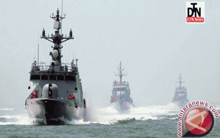 ilustrasi China menggelar latihan militer selama enam hari di Laut China Selatan beberapa waktu lalu. (DTN News)