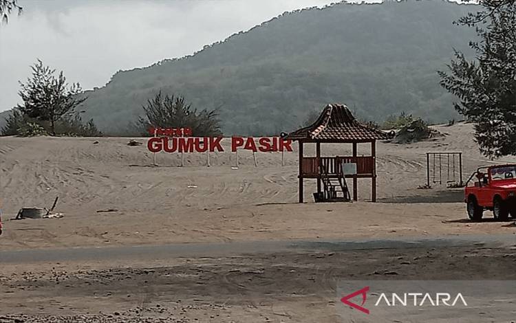 Gumuk Pasir yang ada di kawasan Pantai Parangtritis Kabupaten Bantul Daerah Istimewa Yogyakarta (ANTARA/Hery Sidik)