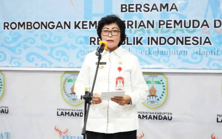 Pj Bupati Lamandau Lilis Suriani. (ANTARA/HO-Pemkab Lamandau)