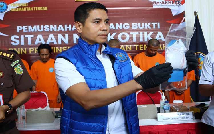 Kepala BNN Kalteng, Brigjen Pol Joko Setiono. (FOTO:BNN KALTENG)