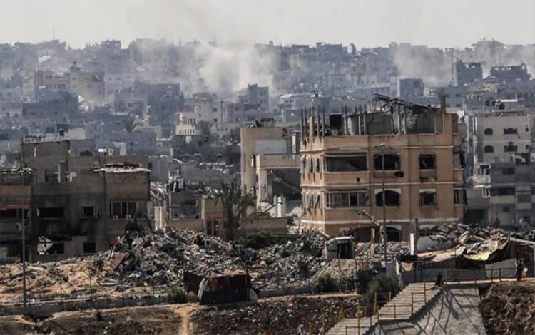 Gaza yang porak-poranda/HO-Anadolu/www.aa.com.tr