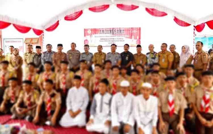 Pemprov Kalteng saat melakukan Anjangsana ke Lembaga Pembinaan Khusus Anak Jalan Tjilik Riwut Palangka Raya, Selasa, 13 Agustus 2024. (FOTO: AGUNG)