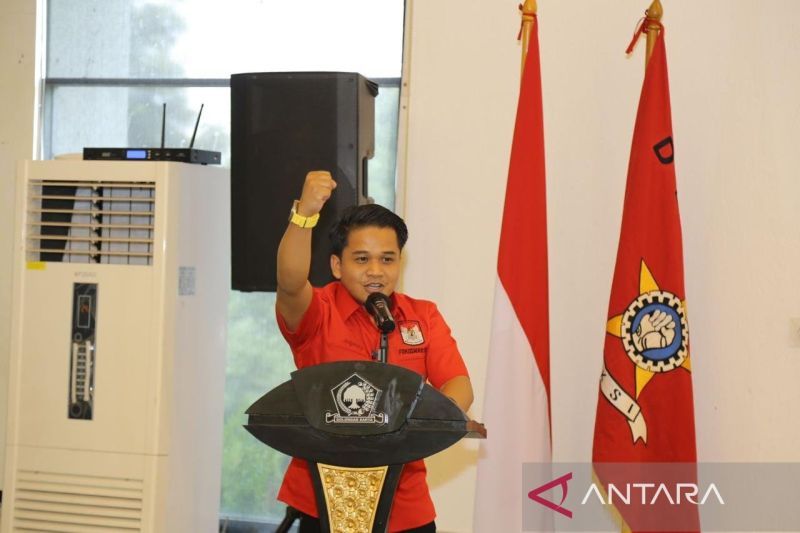 Sekjen Fokusmaker Dedy Ansary. (ANTARA/Bagus Ahmad Rizaldi)