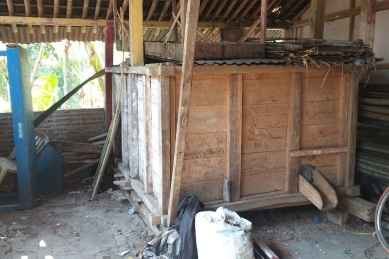 Tempat penyimpanan gabah di lumbung pangan masyarakat adat Bonokeling, Desa Pekuncen, Kecamatan Jatilawang, Kabupaten Banyumas, Jawa Tengah. ANTARA/HO-Pemdes Pekuncen