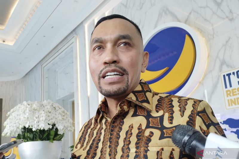 Wakil Ketua Komisi III DPR RI Ahmad Sahroni. (ANTARA/Bagus Ahmad Rizaldi)