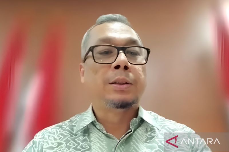 Direktur Jenderal IKP Kominfo Usman Kansong dalam Konferensi Pers Kesiapan BPIP dan Calon Paskibraka Menyambut Upacara Bendera HUT Ke-79 Kemerdekaan RI di IKN yang dipantau secara daring dari Jakarta, Jumat (26/7/2024). (ANTARA/Narda Margaretha Sinambela)