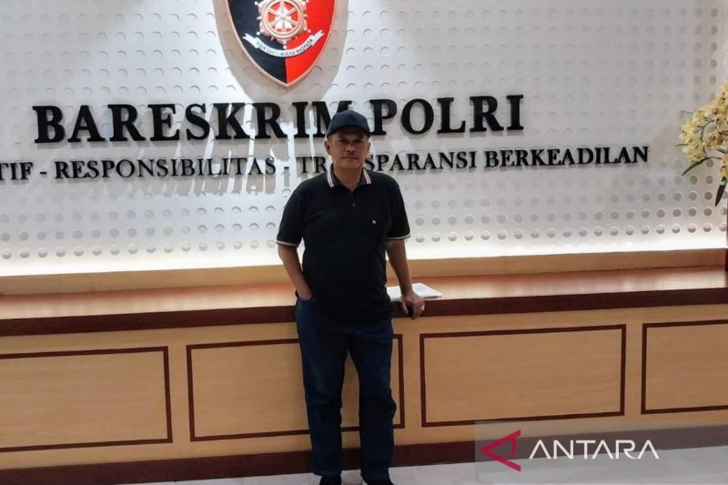 Helmi Burman di Bareskrim Mabes Polri (ANTARA/Dok Pribadi)