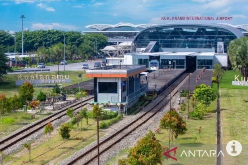 Bandara Internasional Kualanamu di Deli Serdang, Sumatera Utara. (Dok ANTARA)