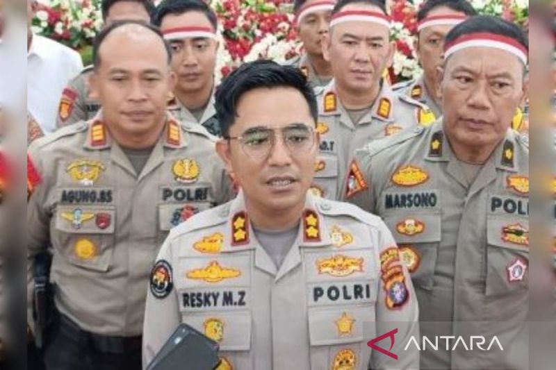Kapolres Kotim AKBP Resky Maulana Zulkarnain. ANTARA/Devita Maulina