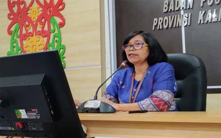 Kepala BPS Provinsi Kalteng, Agnes Widiastuti.(FOTO: TESTI PRISCILLA)